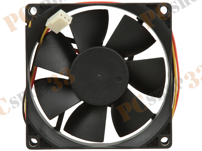 Вентилятор Gembird FANCASE d80мм, 2600об./мин. (питание от мат.платы)