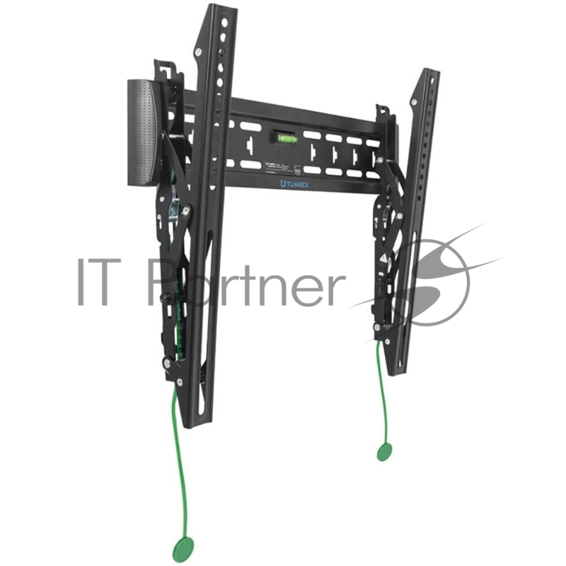 Кронштейн для телевизора настенный Tuarex OLIMP-304 black для TV 26-60 max 55 кг, 1 ст св., нак. 0°-12°, от ст. 37 мм., max VESA 400x400 мм.