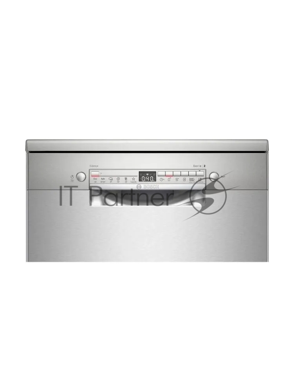 Отдельностоящая посудомоечная машина 60см Bosch SMS2HVI02E Serie 2, Отдельностоящая посудомоечная машина 60см., 3 яруса, 14 комплектов, Silence цвет:нержавеющая сталь Класс A-A-A уровень шума 46 дБ 5 прогр.: Нормальная 65°, Эко 50°, 1-часовая 65°, Пр