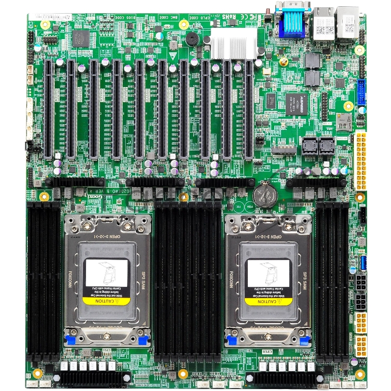 Материнская плата Gooxi G2DERO-B-PK2 AMD E-ATX dual sockets motherboardAMD EPYC 7001/7002/7003 CPU, 16* DDR4 ECC