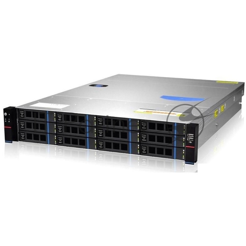 Серверный корпус/ Gooxi RMC2112-670-HS-NV-D 2U 12bay chassis SAS/SATA/NVME backplane rear 2*2.5SAS/SATA 1300W 1+1 EU power cables rail kit