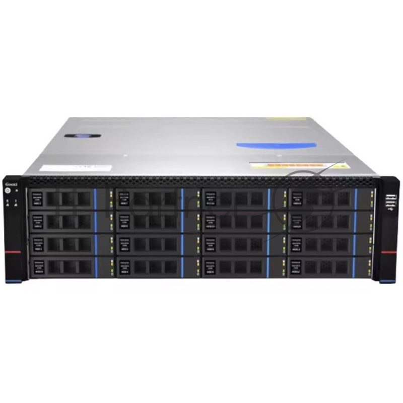 Серверный корпус/ Gooxi RMC3116-670-HSE-D 3U 16bay chassis ,Expander backplane rear 2*2.5SAS/SATA 1300W 1+1 EU power cables rail kit