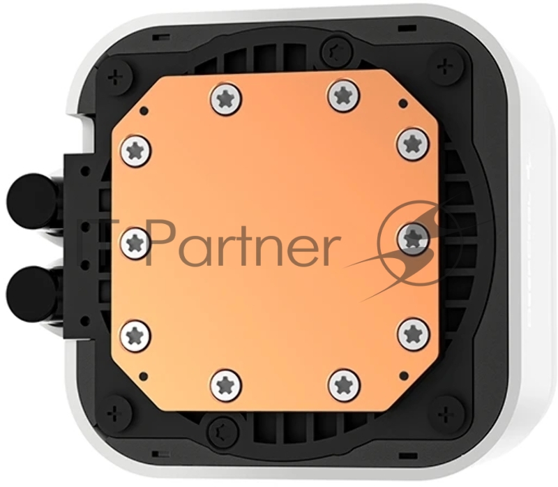 Система водяного охлаждения Deepcool LQ240 Wh ARGB Soc-AM5/AM4/1200/1700/1851 белый 4-pin 38.71dB Al LCD 300W 1530gr Ret (R-LQ240-WHDSMC-G-1)
