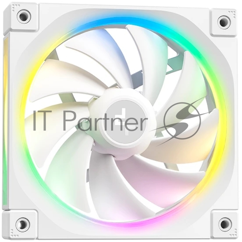 Система водяного охлаждения Deepcool LQ360 Wh ARGB Soc-AM5/AM4/1200/1700/1851 белый 4-pin 38.71dB Al LCD 350W 1840gr Ret (R-LQ360-WHDSMC-G-1)