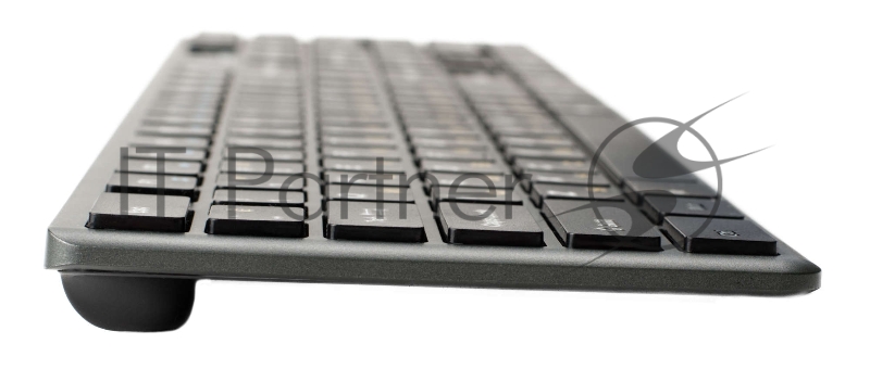 Проводная клавиатура Gembird KB-8460, полноразмерная, 103кл+5 доп, 12Fn, ножничная, тихая, 1.5м, черная