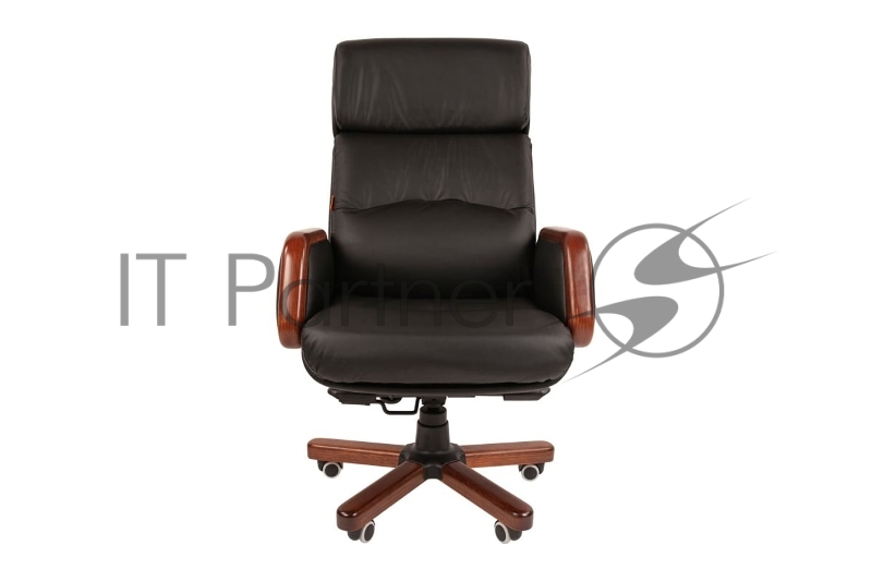 Кресло компьютерное Chairman 417 Россия нат.кожа/экокожа черный (мультиблок)