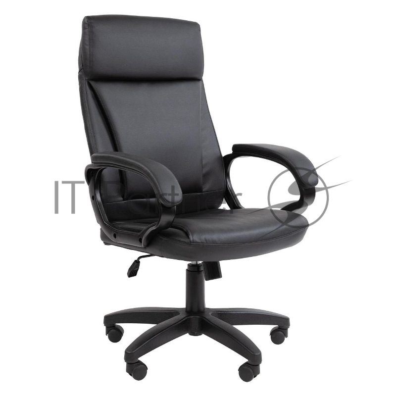 Кресло компьютерное Chairman 794 LT Россия чер. пласт экокожа черный