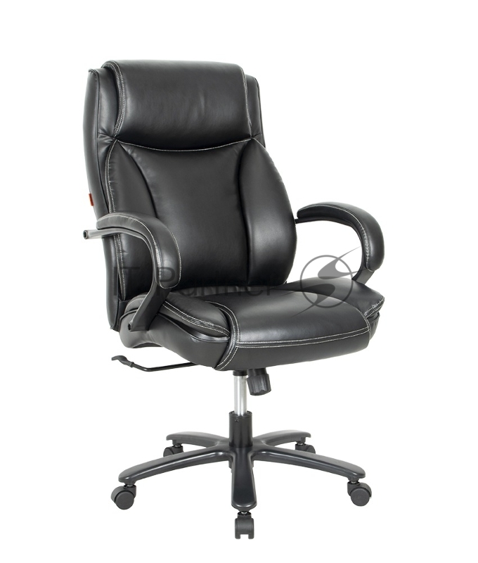 Кресло компьютерное Chairman CH400 рециклированная кожа, черный