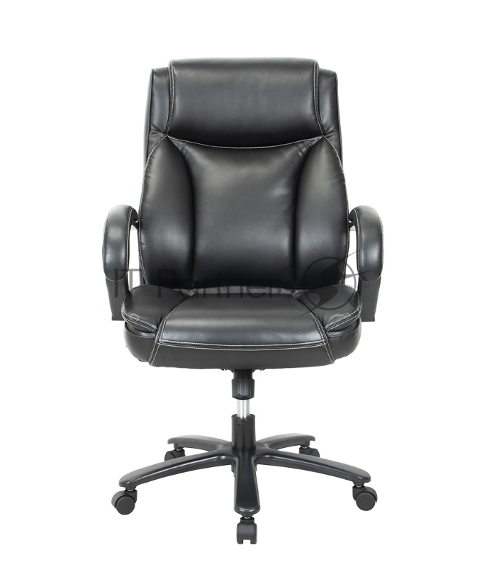 Кресло компьютерное Chairman CH400 рециклированная кожа, черный