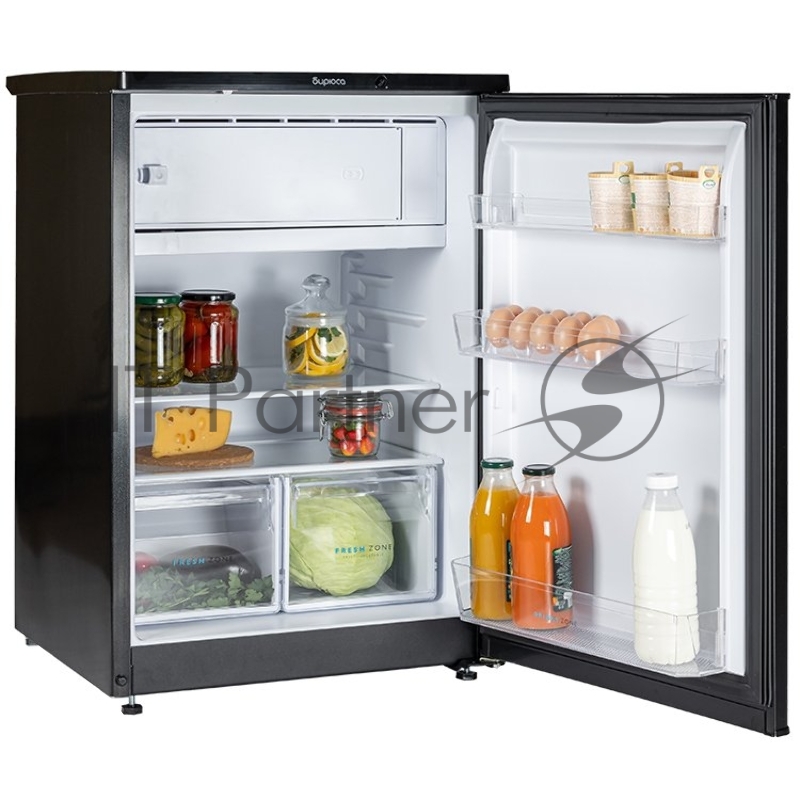 Холодильник Бирюса B508 черный однокамерный 116/34л морозилка сверху