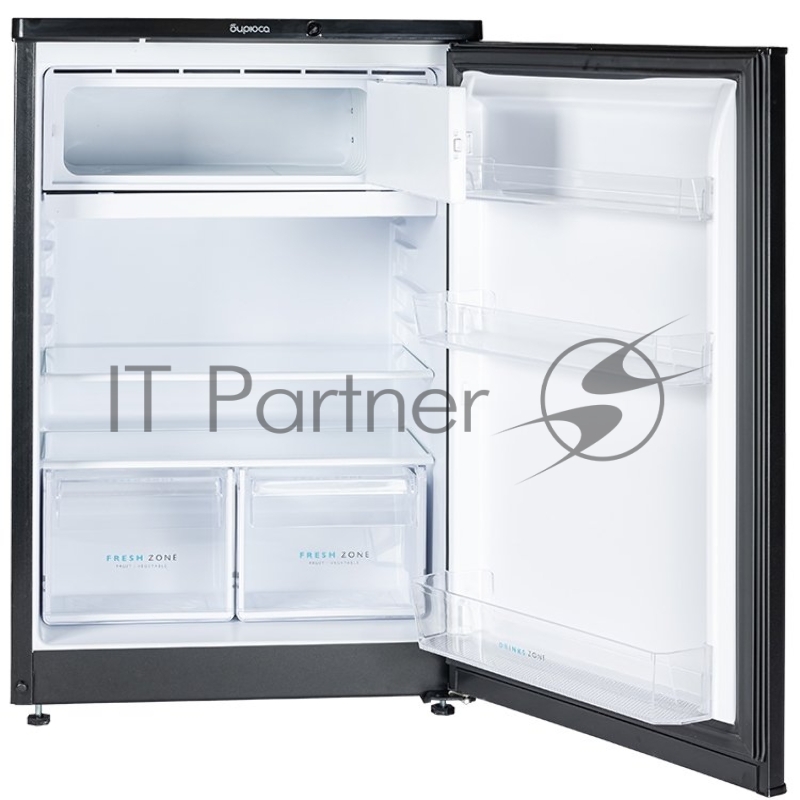 Холодильник Бирюса B508 черный однокамерный 116/34л морозилка сверху