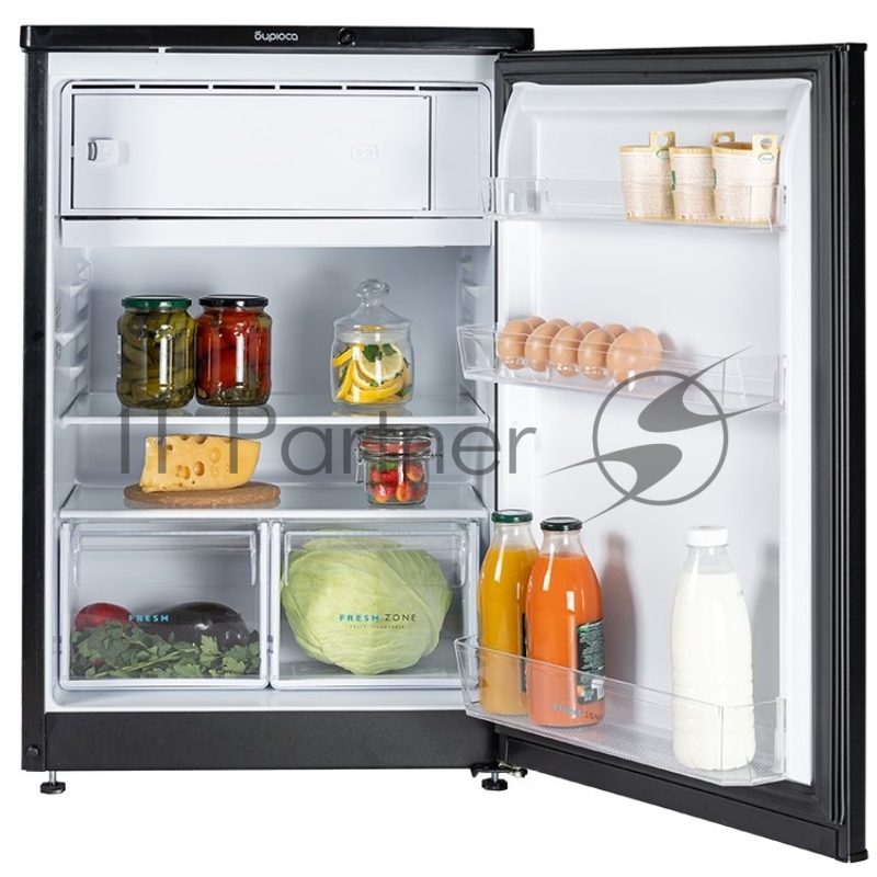 Холодильник Бирюса B508 черный однокамерный 116/34л морозилка сверху