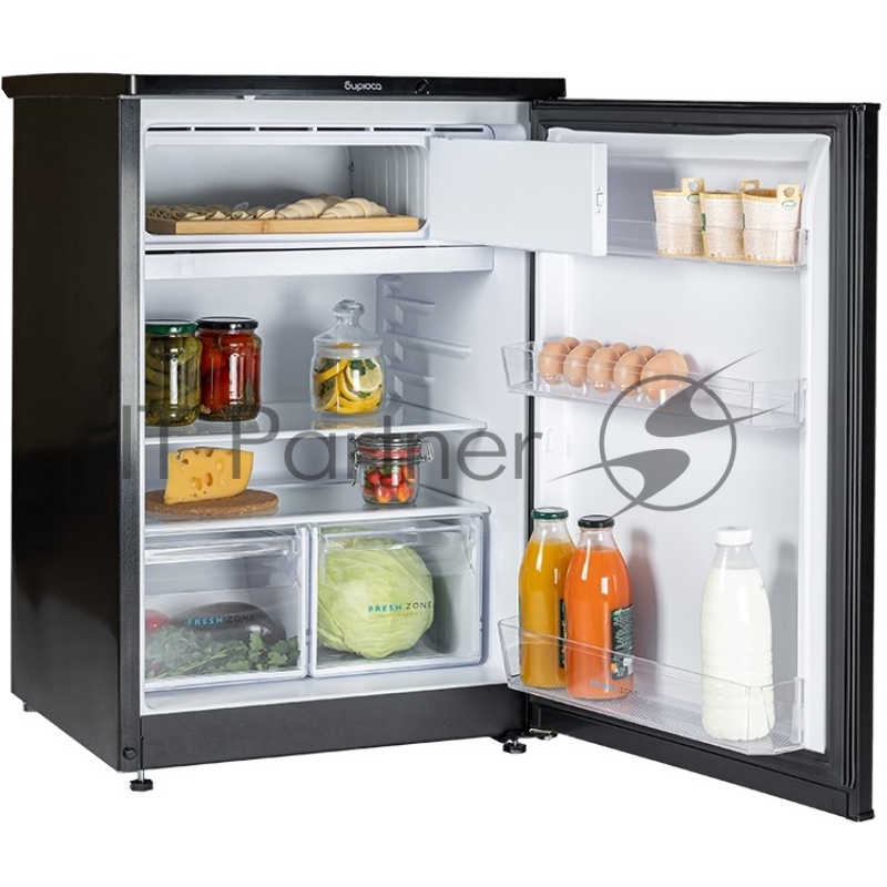 Холодильник Бирюса B508 черный однокамерный 116/34л морозилка сверху