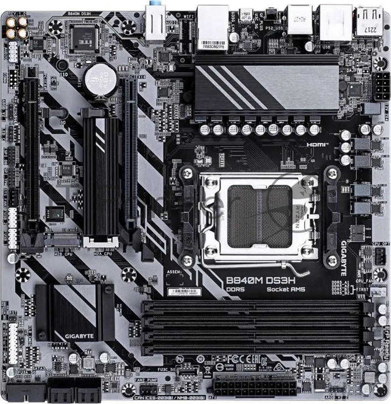 Материнская плата Gigabyte B840M DS3H