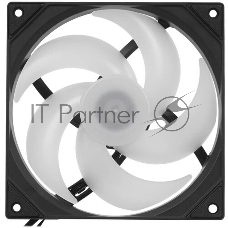 Вентилятор Powercase M53-14 ARGB черный 140x140x25mm (PWM, 80шт./кор, 4pin PWM (M+F)+ 3pin ARGB (M+F), 600-1800±10% об/мин)