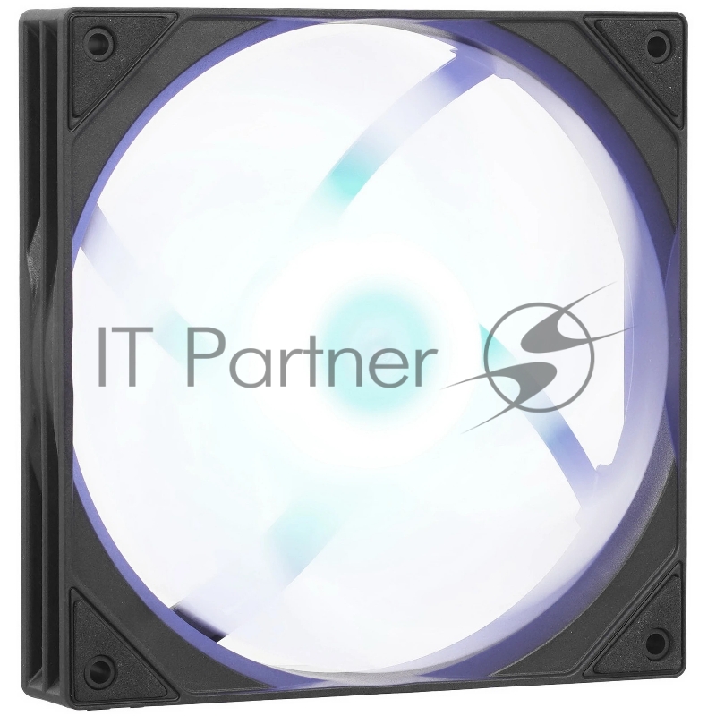 Вентилятор Powercase M53-14 ARGB черный 140x140x25mm (PWM, 80шт./кор, 4pin PWM (M+F)+ 3pin ARGB (M+F), 600-1800±10% об/мин)