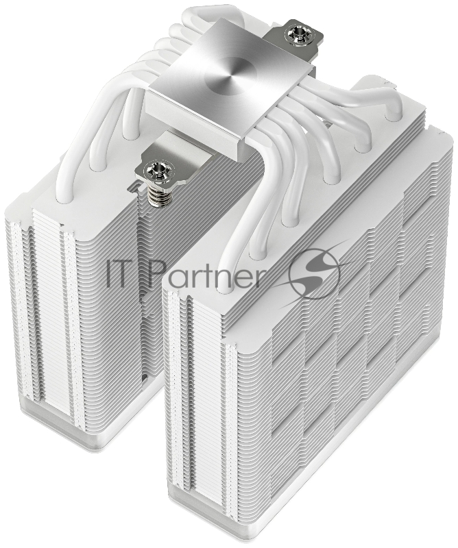 Кулер для процессора DEEPCOOL AG620 WH ARGB V2 LGA20XX/1700/1200/115X/AM5/AM4 (9шт/кор, TDP 260W, PWM, ARGB DUAL Fan 120mm, 6 тепл. трубок, белый) RET