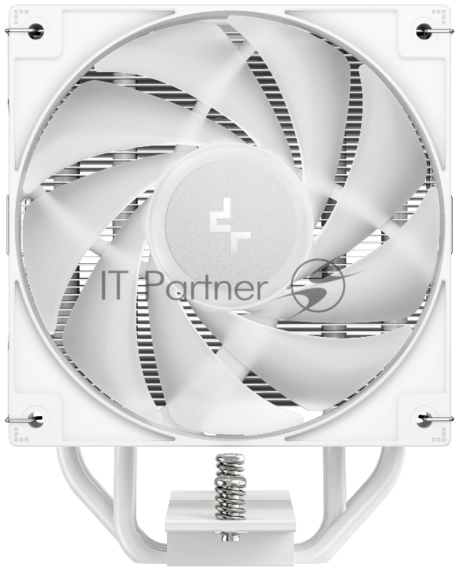 Кулер для процессора DEEPCOOL AG400 WH ARGB V2 LGA1851/1700/1200/115X/AM5/AM4 (18шт/кор, TDP 220W, PWM, ARGB Fan 120mm, 4 тепл. трубки, белый) RET