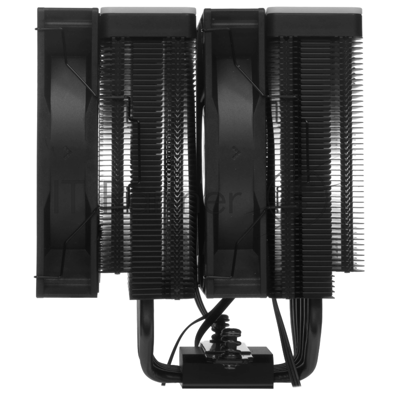 Кулер для процессора DEEPCOOL AG620 BK ARGB V2 LGA20XX/1700/1200/115X/AM5/AM4 (9шт/кор, TDP 260W, PWM, ARGB DUAL Fan 120mm, 6 тепл. трубок, черный) RET