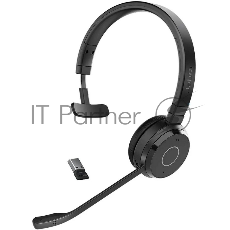 Беспроводная гарнитура Jabra Evolve 65 TE, Link 390a MS Mono (PN: 6693-833-309)