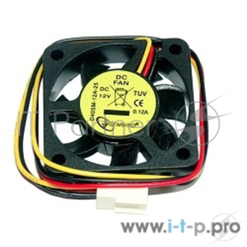 Вентилятор Gembird D40SM-12A-25 d40мм, 5000об./мин. (питание от мат.платы)