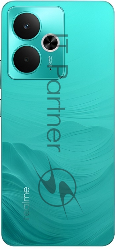 Смартфон Realme RMX5078 14T 5G 256Gb 8Gb зеленый моноблок 3G 4G 2Sim 6.67 1080x2400 Android 15 50Mpix 802.11 a/b/g/n/ac NFC GPS GSM900/1800 GSM1900 Protect