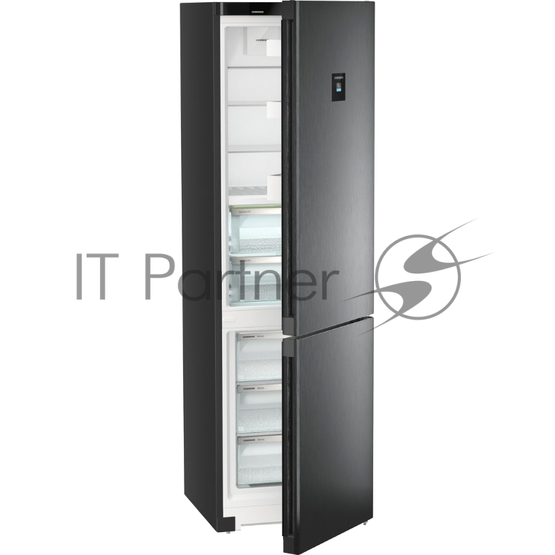 Холодильник Liebherr CBNbdc 573i-22 001 черный двухкамерный 255/94л морозилка снизу, No Frost