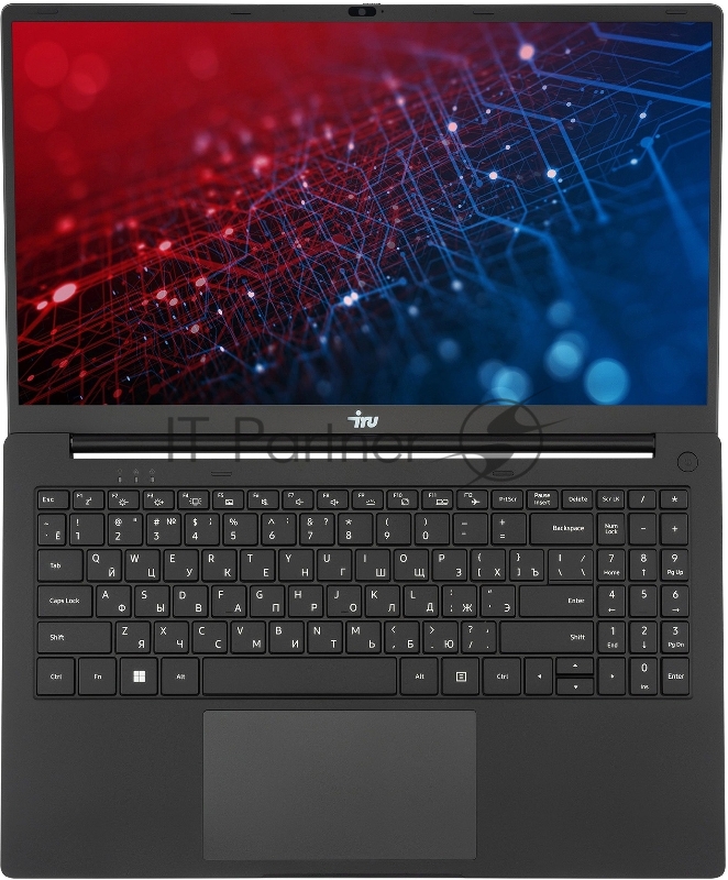 Ноутбук IRU Strato 15ALI Core i5 12450H 16Gb SSD512Gb Intel UHD Graphics 15.6 IPS FHD (1920x1080) FreeDOS black WiFi BT Cam 6000mAh (2084738)