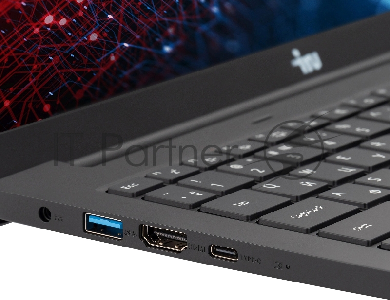 Ноутбук IRU Strato 15ALI Core i5 12450H 16Gb SSD512Gb Intel UHD Graphics 15.6 IPS FHD (1920x1080) FreeDOS black WiFi BT Cam 6000mAh (2084738)