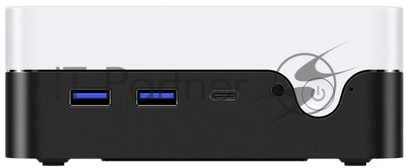 Компьютер Chuwi LarkBox X Intel N-series N150(0.8Ghz)/12288Mb/512SSDGb/ UHD Graphics/BT/WiFi/war 1y/0.4kg/Grey+White/Win11Home + USB2.0*2/USB3.2*2/Type-C*1/HDM