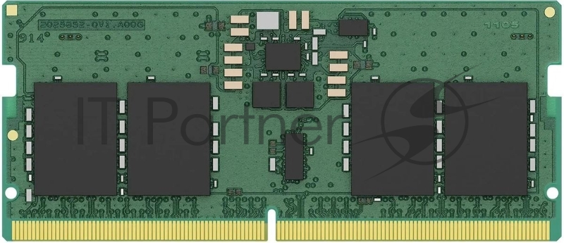 Модуль памяти Kingston 8GB DDR5 6400 SO DIMM Non-ECC, CL52, 1.1V, 1RX16, RTL KVR64V52BS6-8