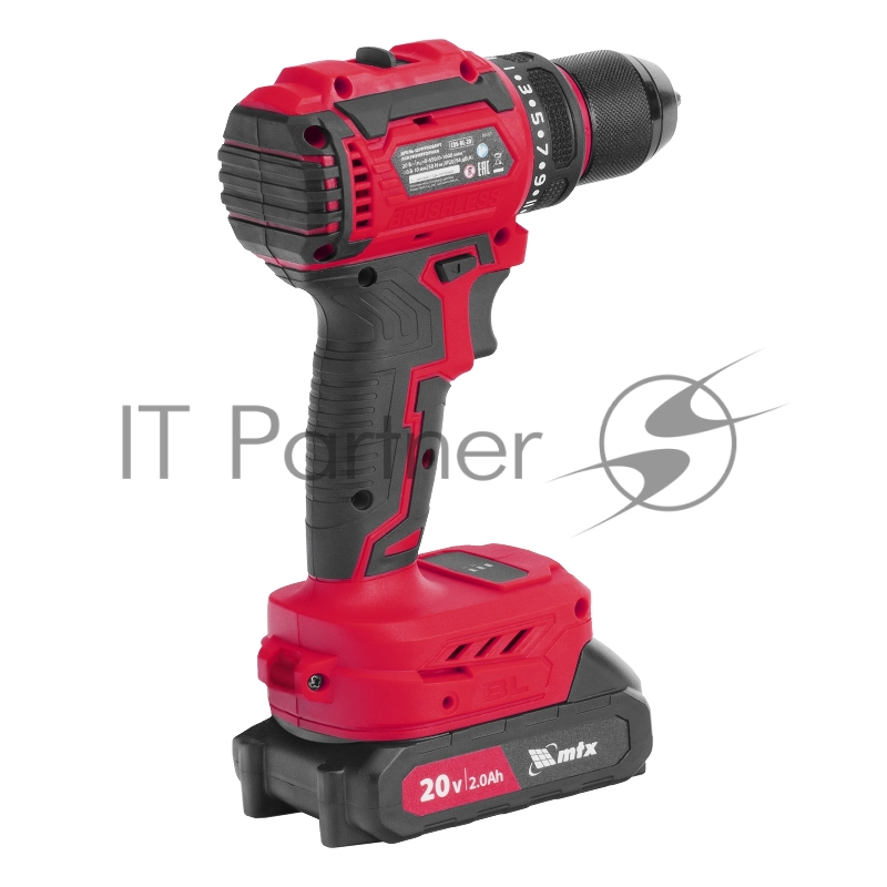 Дрель-шуруповерт аккумуляторная бесщет. CDS-BL-20, Li-Ion, 20 В MTX