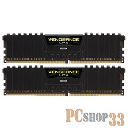Модуль памяти Corsair DDR4 DIMM 16GB Kit 2x8Gb CMK16GX4M2A2400C14 PC4-19200, 2400MHz, CL14