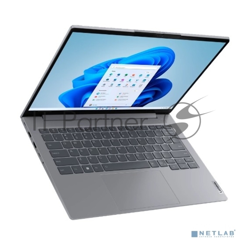 Ноутбук Lenovo Thinkbook 14 G6 IRL Core i7 13700H 8Gb SSD512Gb Intel Iris Xe graphics 14 IPS WUXGA (1920x1200) noOS grey WiFi BT Cam Bag (21KG005QEV)