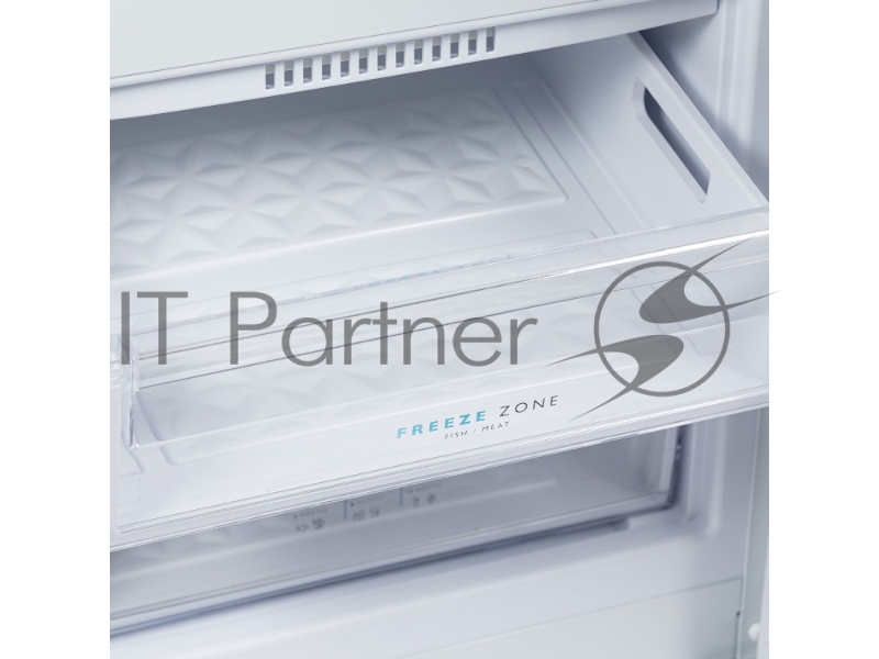 Холодильник Бирюса 551 белый, двухкамерный 180/60л морозилка снизу, автоматическое оттаивание