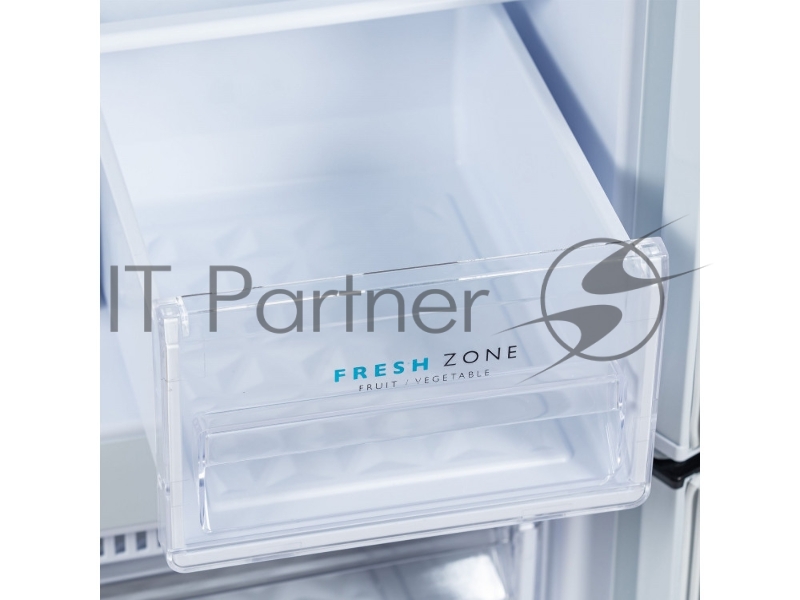 Холодильник Бирюса 551 белый, двухкамерный 180/60л морозилка снизу, автоматическое оттаивание