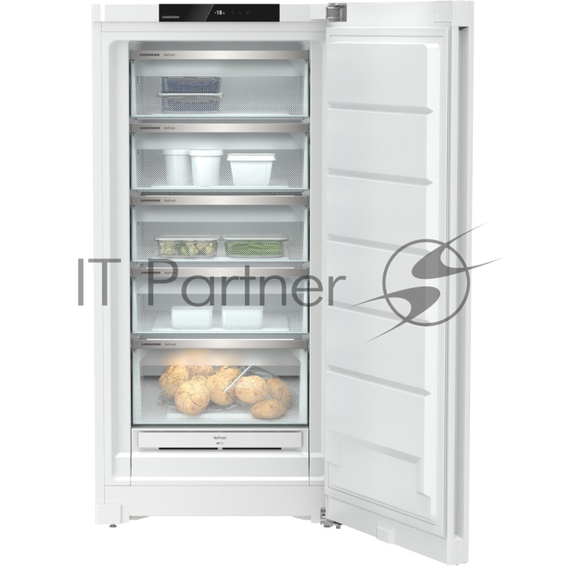 Морозильная камера Liebherr Plus, NoFrost, 5 контейнеров, в. 145,5 см, ш. 70 см, класс ЭЭ A++, внутренние ручки, белый цвет