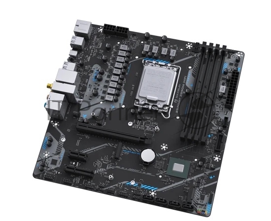 Материнская плата MAXSUN MS-eSport Z890M WIFI, LGA1851, Z890, 4*DDR5, 4*SATA3, 3*M.2, USB 3.2, USB 2.0, Type-C, 1*PCIEx16, 1*PCIex4, 1*PCIex1, HDMI+DP, ATX