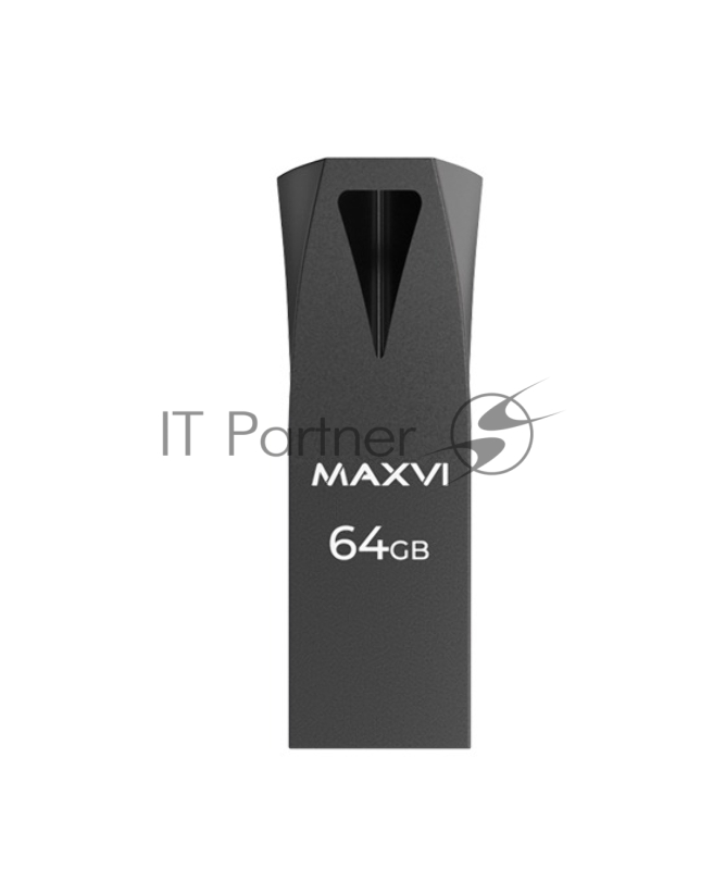 Флеш диск Maxvi MK2 64GB USB 2.0 dark grey
