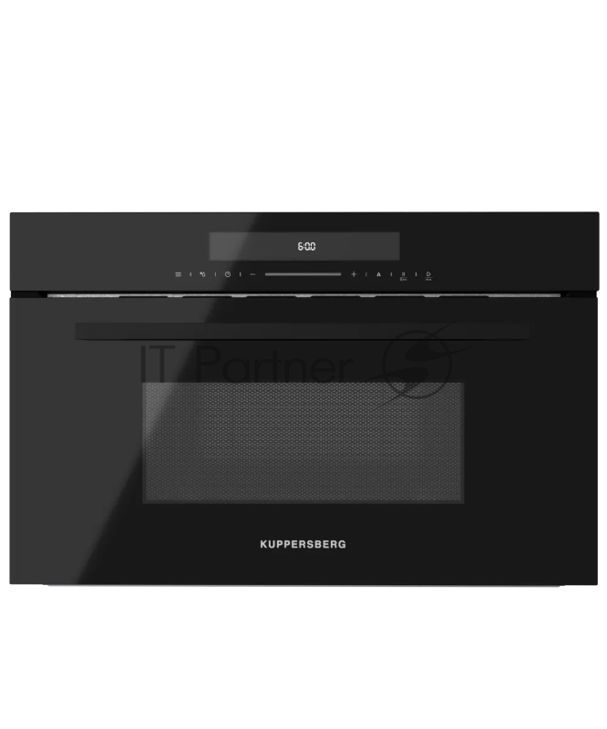 Встраиваемая микроволновая печь Kuppersberg, High-Tech, 34 л, гриль, 5 уровней мощности, 8 автоматических программ, многофункциональный таймер, размораживание, сенсорное управление, блокировка от детей, поворотный стол, цвет черный