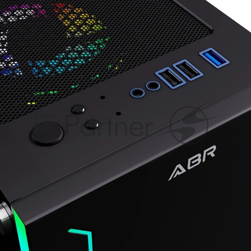Компьютерный корпус ABR Robin I (1*USB 3.0, 2*USB 2.0, HD Audio, 3xRGB Fan, ATX, Micro-ATX)