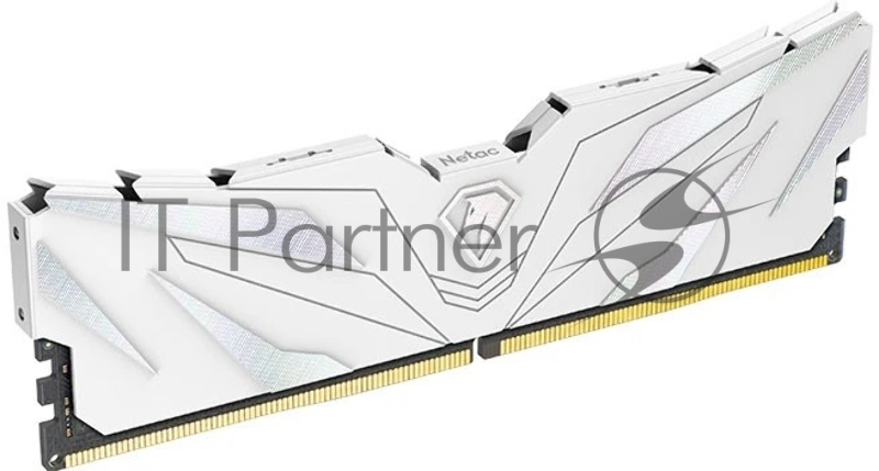 Модуль памяти DDR 5 DIMM 32Gb (16Gbx2), 6000Mhz, Netac Shadow II NTSWD5P60DP-32W, CL38, White