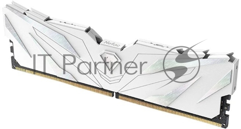 Модуль памяти DDR 5 DIMM 32Gb (16Gbx2), 5600Mhz, Netac Shadow II NTSWD5P56DP-32W, CL46, White