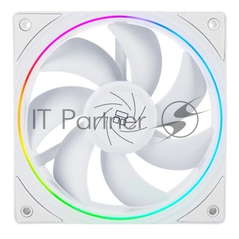 Вентилятор корпусный Thermalright TL-S12-W (120x120x25mm, 4-pin PWM, ARGB, 47.6CFM, 23.2dBA, 1500RPM, White)