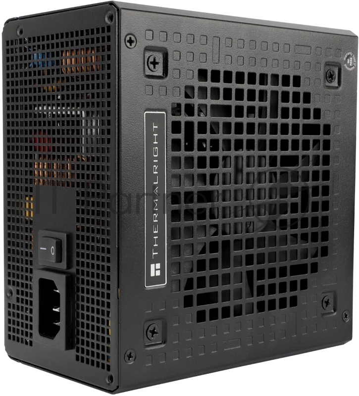 Блок питания Thermalright, 750W 80+ Gold (ATX, 3.0, PCIe 5.0, Non-modular, 1x24(20+4)pin, 1xCPU 8(4+4)pin, 2xPCIe*2 8(6+2)pin, 5xSATA3, 1x12+4pin (12VHPWR PCIe 5.0 12+4pin 600mm), 3xMOLEX4pin, Active, 120x120mm, 150x140x86mm, APFC, black)