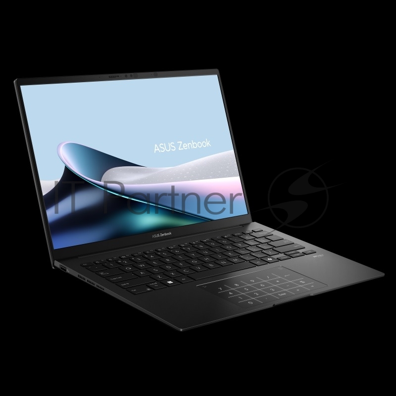 Ноутбук Asus Zenbook 14 UM3406KA-QD180 черный Ryzen AI 5 340 16Gb SSD1Tb AMD Radeon 14 WUXGA (1920x1200) без ОС WiFi BT Cam Bag