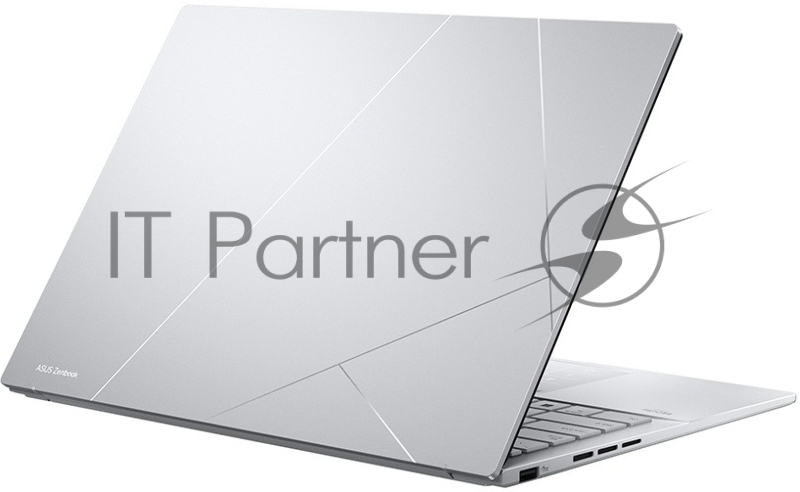 Ноутбук Asus Zenbook 14 UX3405CA-PP477 Core Ultra 9 285H 32Gb SSD512Gb Intel Arc 14 OLED FHD+ (1920x1200) без ОС silver WiFi BT Cam Bag (90NB14W2-M00N00)