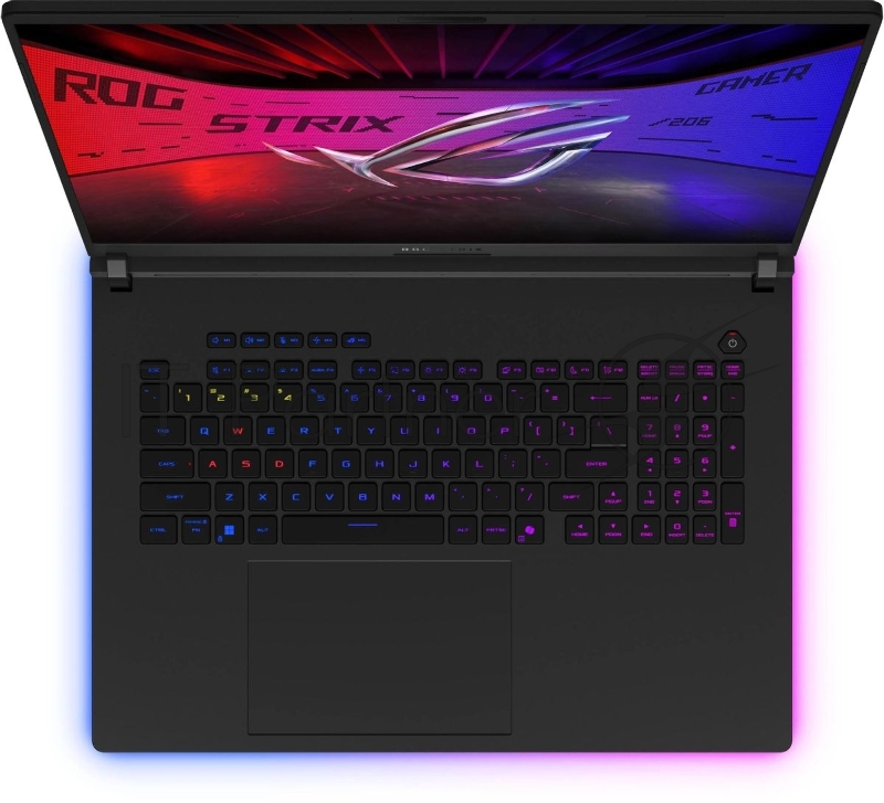 Ноутбук Asus ROG Strix Scar 18 G835LW-SA112W Core Ultra 9 275HX 32Gb SSD1Tb NVIDIA GeForce RTX5080 16Gb 18 IPS WQXGA (2560x1600) Windows 11 Home black WiFi BT Cam (90NR0LI1-M005M0)