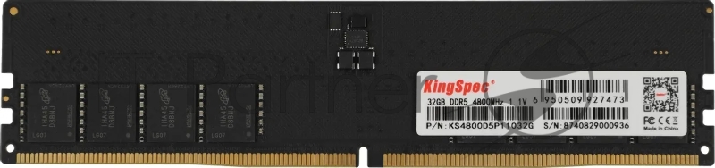 Оперативная память KingSpec, DDR5, 32GB (1x32 GB), 4800 MHz, CL40