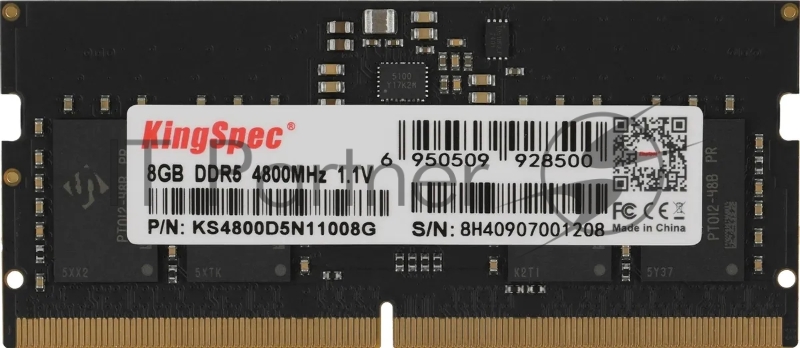 Оперативная память KingSpec, DDR5, 8GB (1x8 GB), 4800 MHz, CL40, SO-DIMM